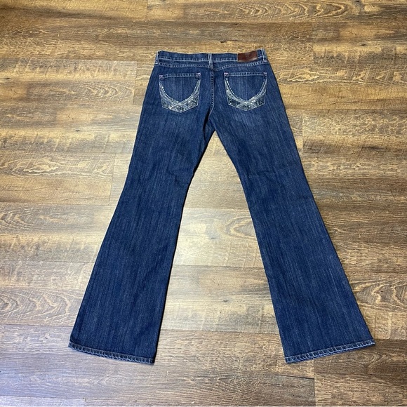 Victoria’s Secret PINK Crystal Limited Edition Boot Jeans Womens 8 Bling Sequin - Picture 1 of 12